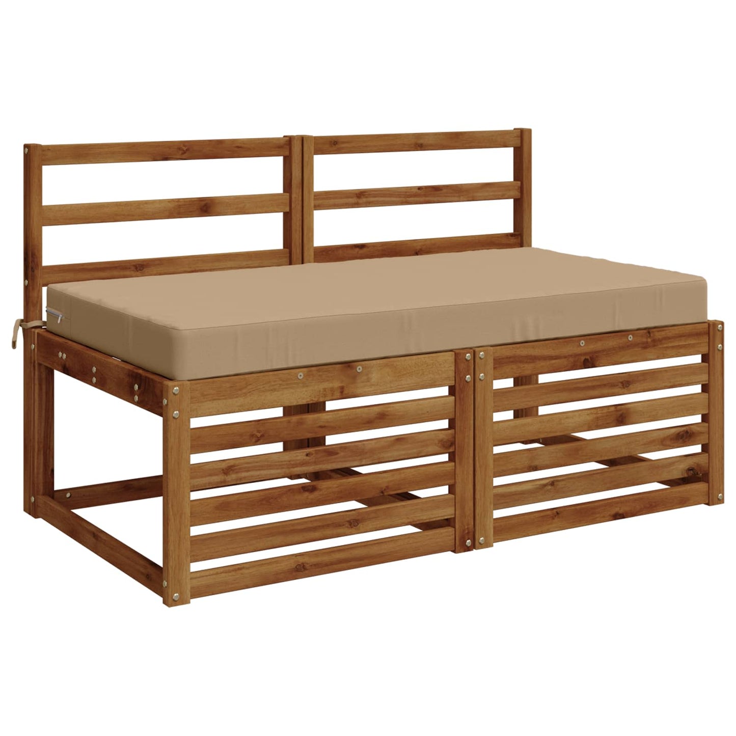 Sædehynde SOEST 100% polyester Sandfarvet 120 x 60 x 10 cm