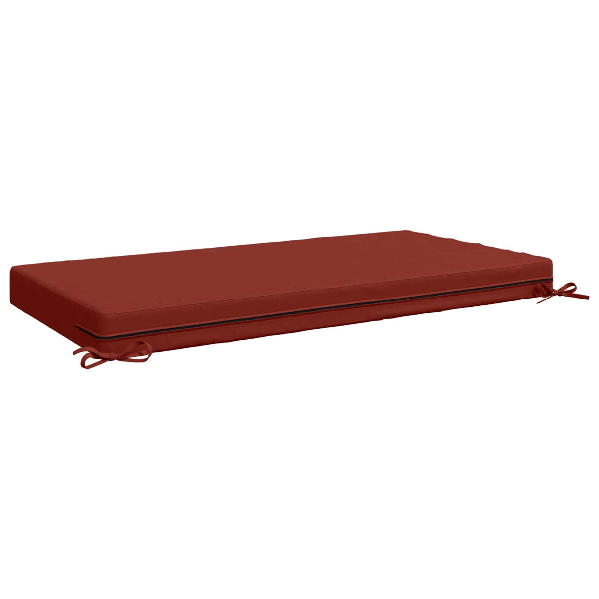 Sædehynde SOEST 100% polyester Rød 120 x 60 x 10 cm