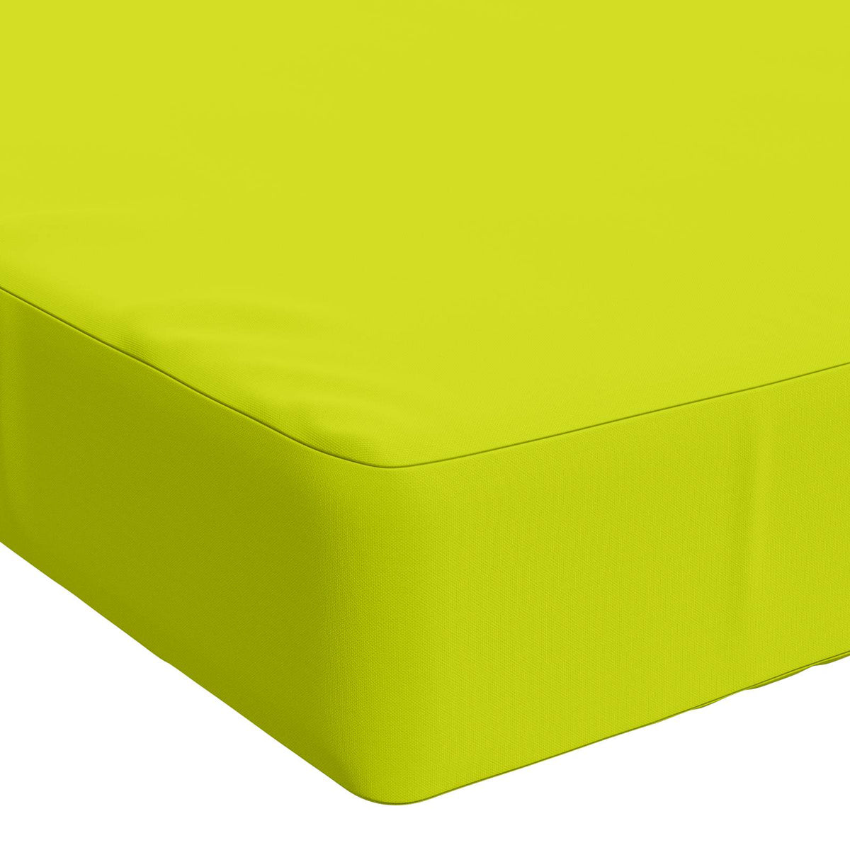 Sædehynde SOEST 100% polyester Lys grøn 120 x 60 x 10 cm