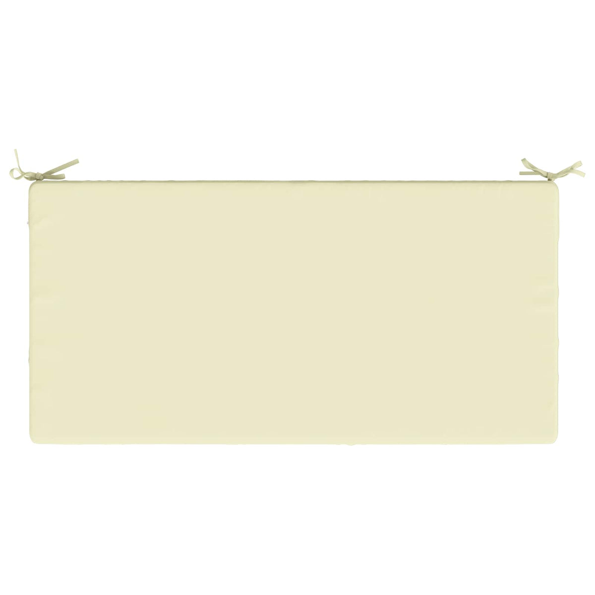 Sædehynde SOEST 100% polyester Cremefarvet 120 x 60 x 10 cm