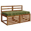 Sædehynde SOEST 100% polyester Bladdesign 120 x 60 x 10 cm
