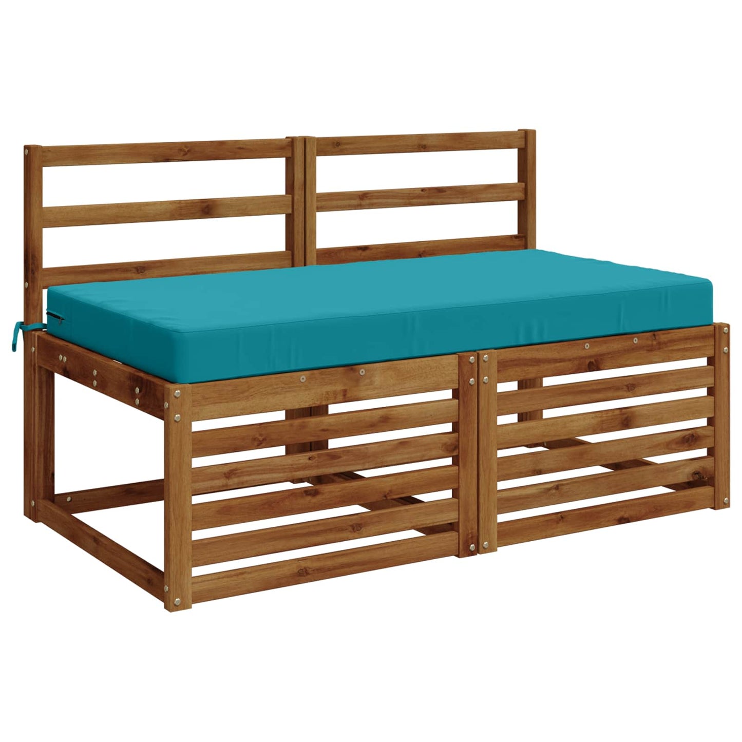 Sædehynde SOEST 100% polyester Turkis 120 x 60 x 10 cm