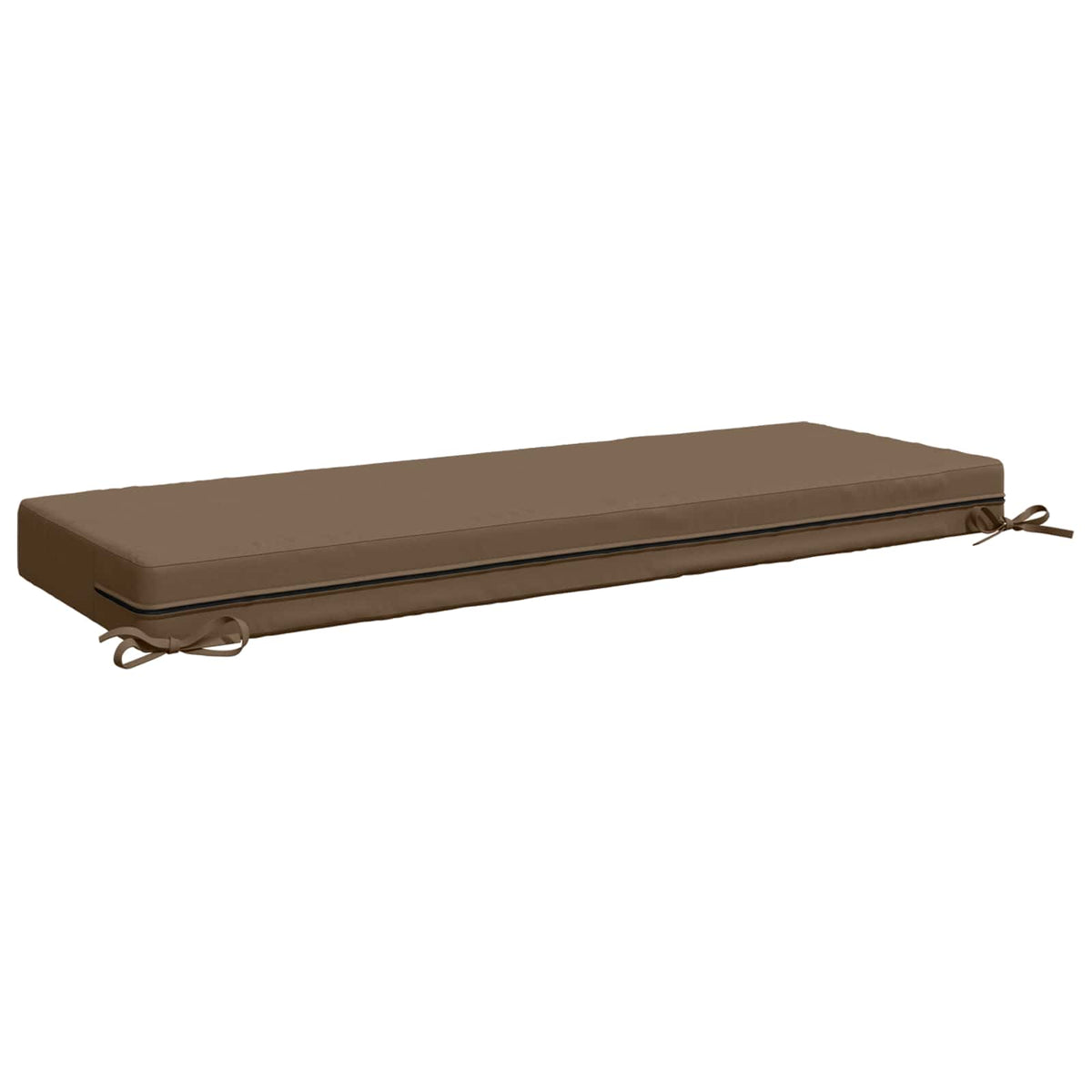 Sædehynde SOEST 100% polyester Gråbrun 120 x 40 x 10 cm