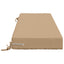 Sædehynde SOEST 100% polyester Sandfarvet 120 x 40 x 10 cm