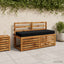 Sædehynde SOEST 100% polyester Sort 120 x 40 x 10 cm