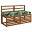 Sædehynde SOEST 100% polyester Bladmønster 120 x 40 x 10 cm