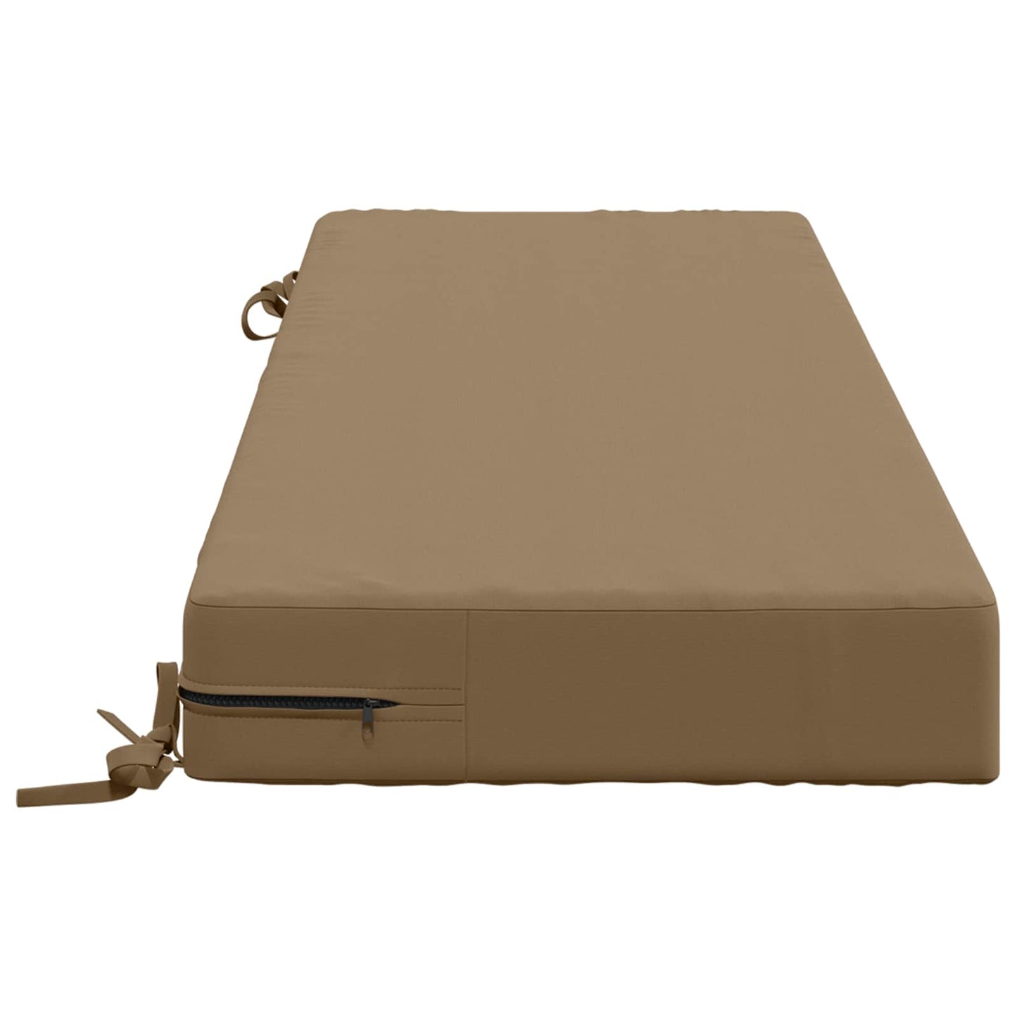 Sædehynde SOEST 100% polyester Gråbrun 120 x 40 x 10 cm