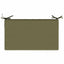 Sædehynde SOEST 100% polyester Olivengrøn 70 x 40 x 10 cm
