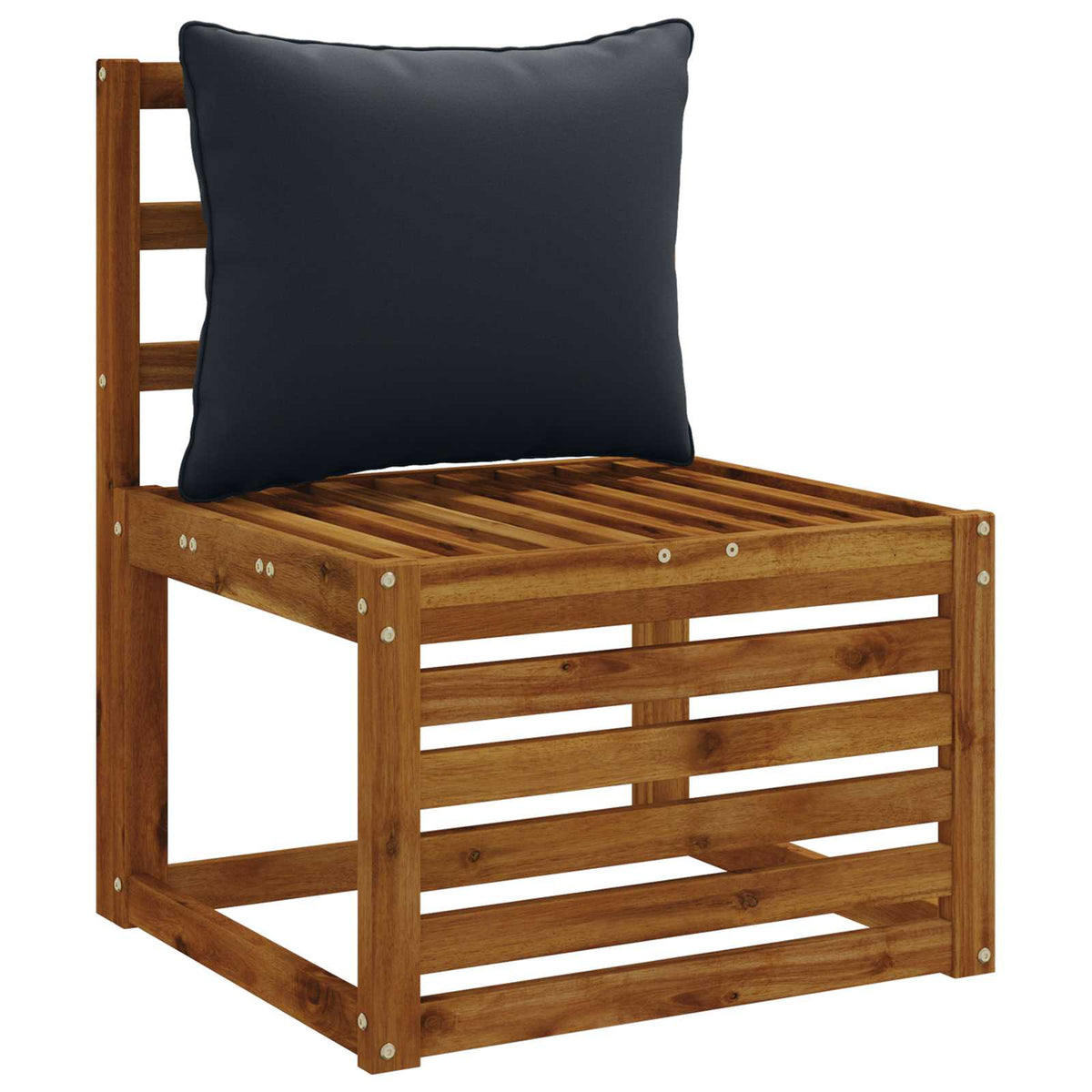 1-delte rygpuder PUTTEN 100% polyester Mørk blå 50 x 40 x 15 cm