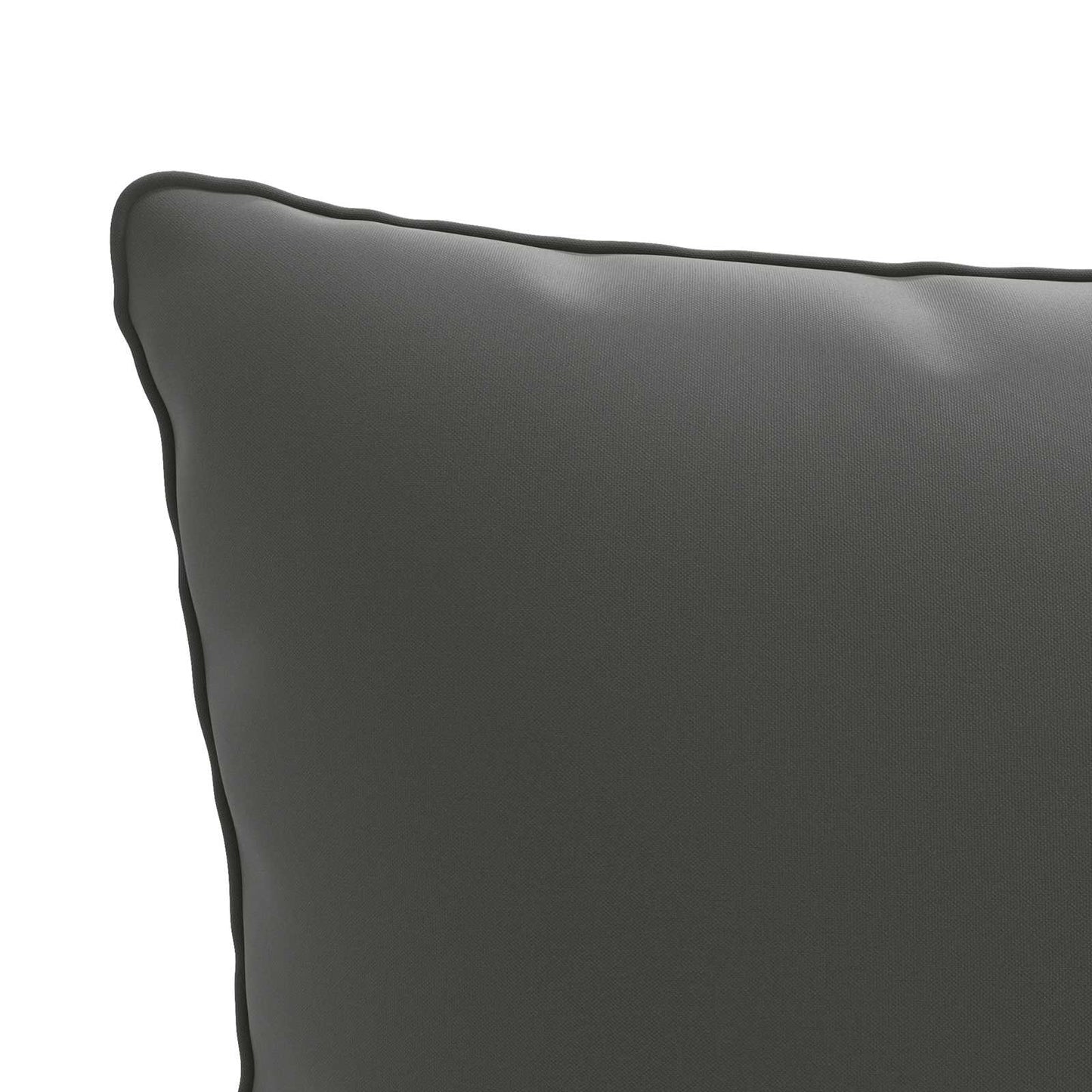 1-delte rygpuder PUTTEN 100% polyester Antracit 50 x 40 x 15 cm