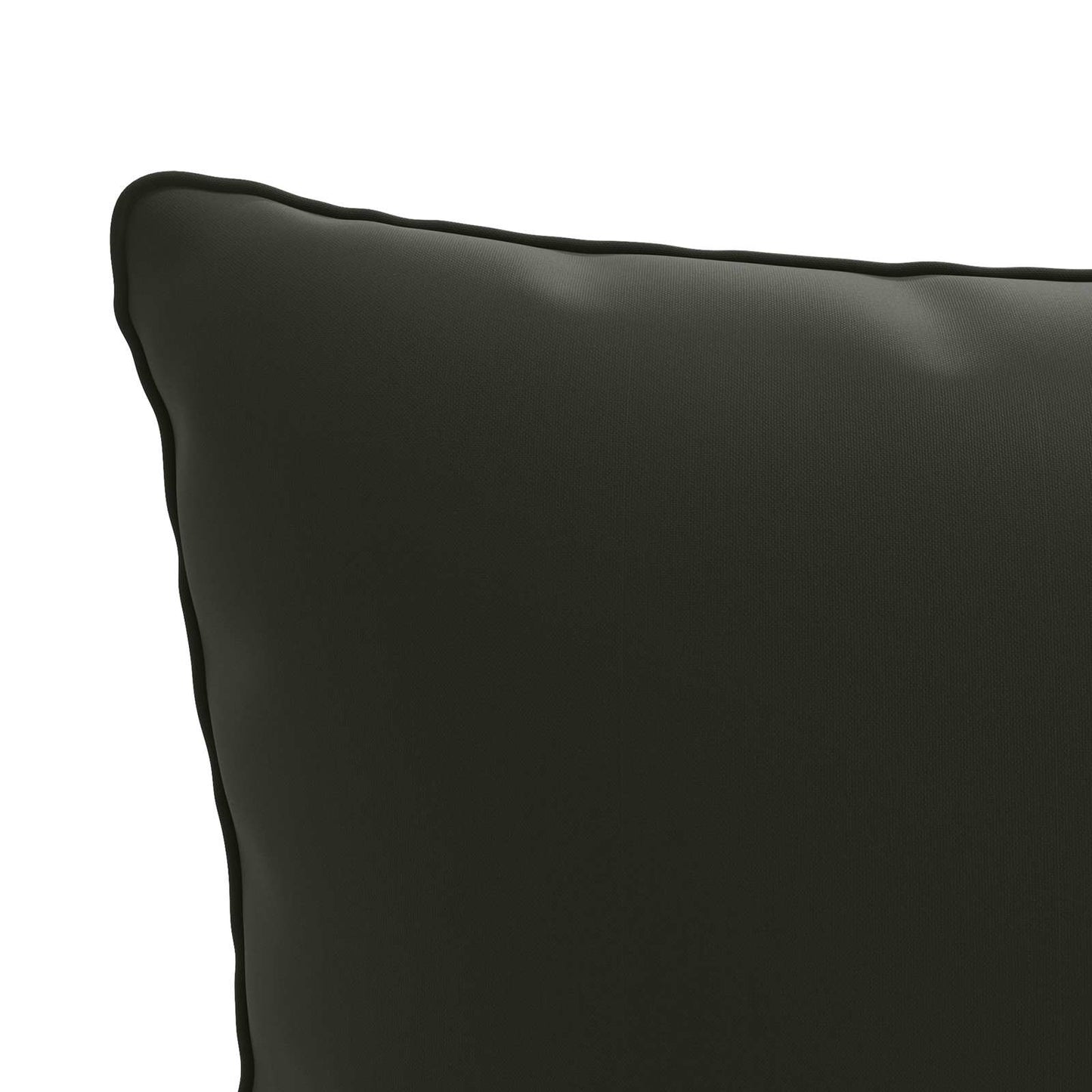 1-delte rygpuder PUTTEN 100% polyester Sort 50 x 40 x 15 cm