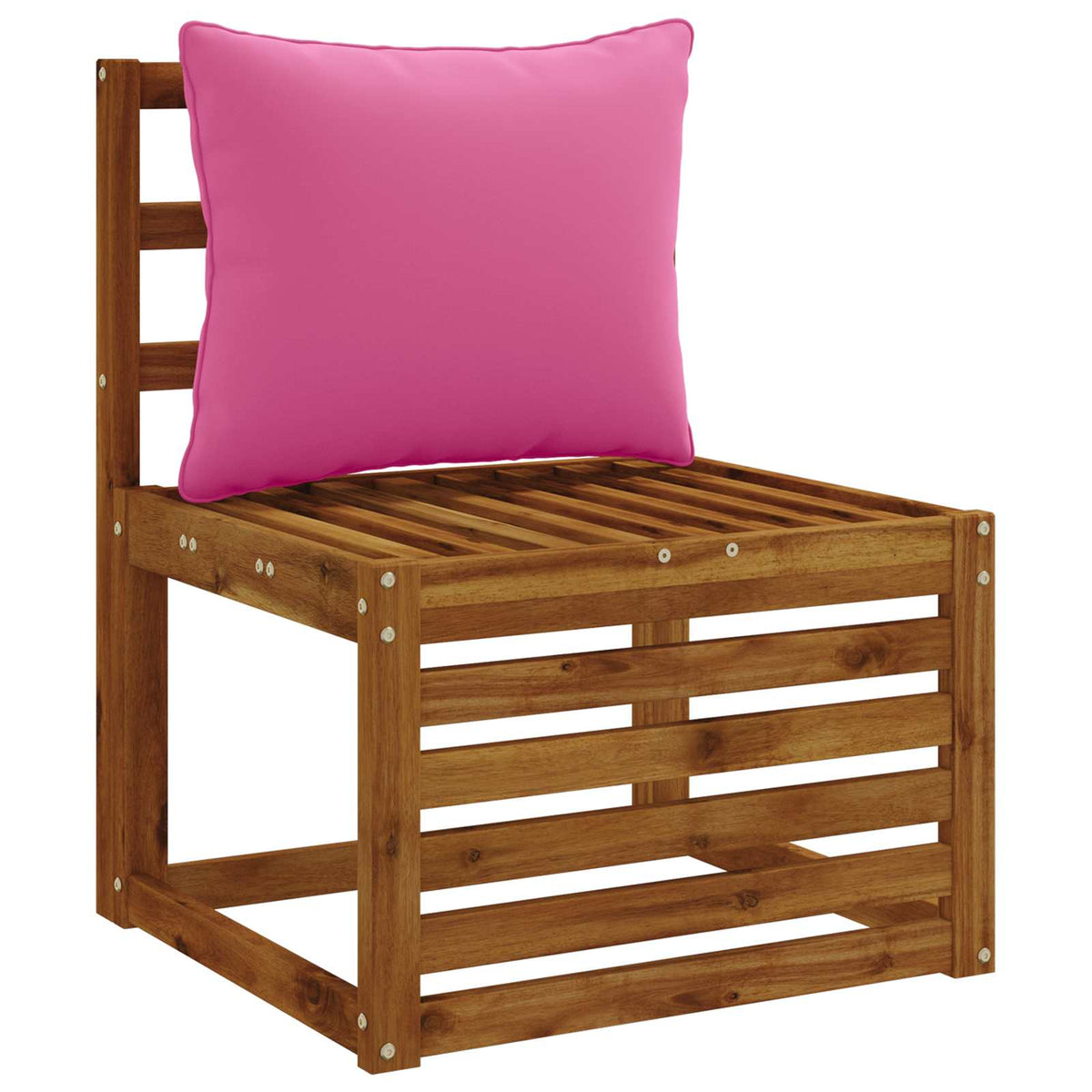 1-delte rygpuder PUTTEN 100% polyester Lyserød 50 x 40 x 15 cm