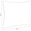 1-delte rygpuder PUTTEN 100% polyester Lyserød 50 x 40 x 15 cm