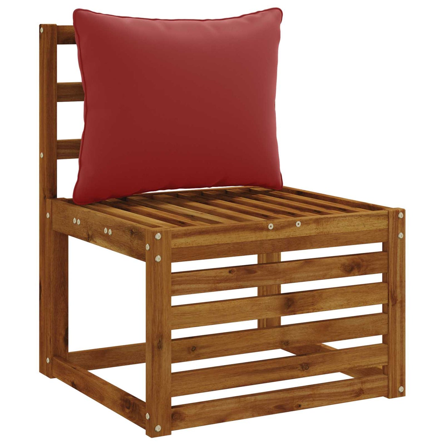 1-delte rygpuder PUTTEN 100% polyester Vinrød 50 x 40 x 15 cm