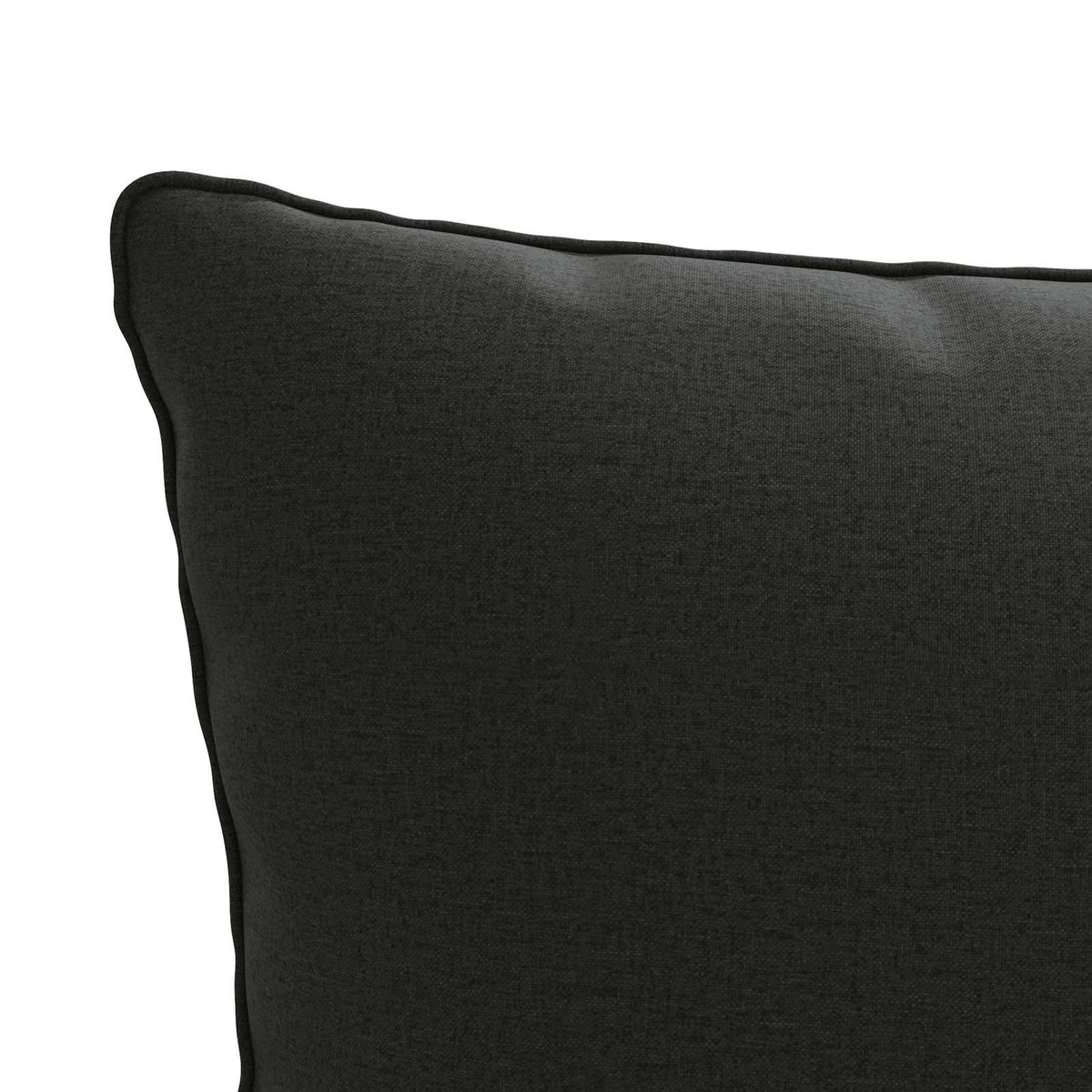 1-delte rygpuder PUTTEN 100% polyester Sort 60 x 40 x 15 cm
