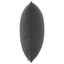 1-delte rygpuder PUTTEN 100% polyester Antracit 60 x 40 x 15 cm