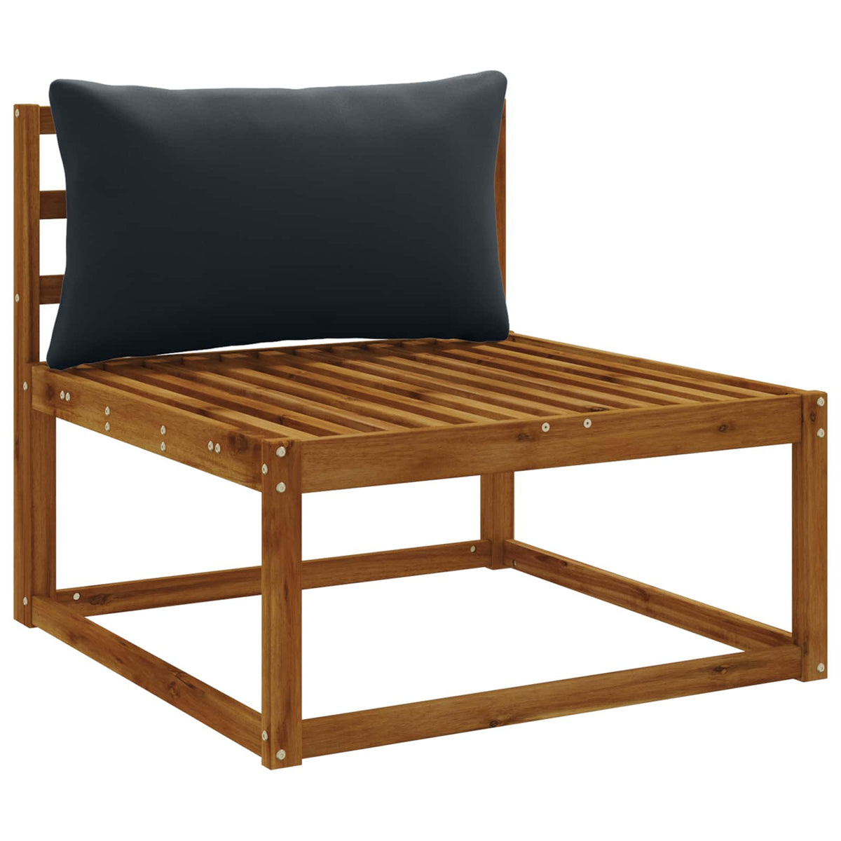 1-delte rygpuder PUTTEN 100% polyester Mørk blå 70 x 40 x 15 cm
