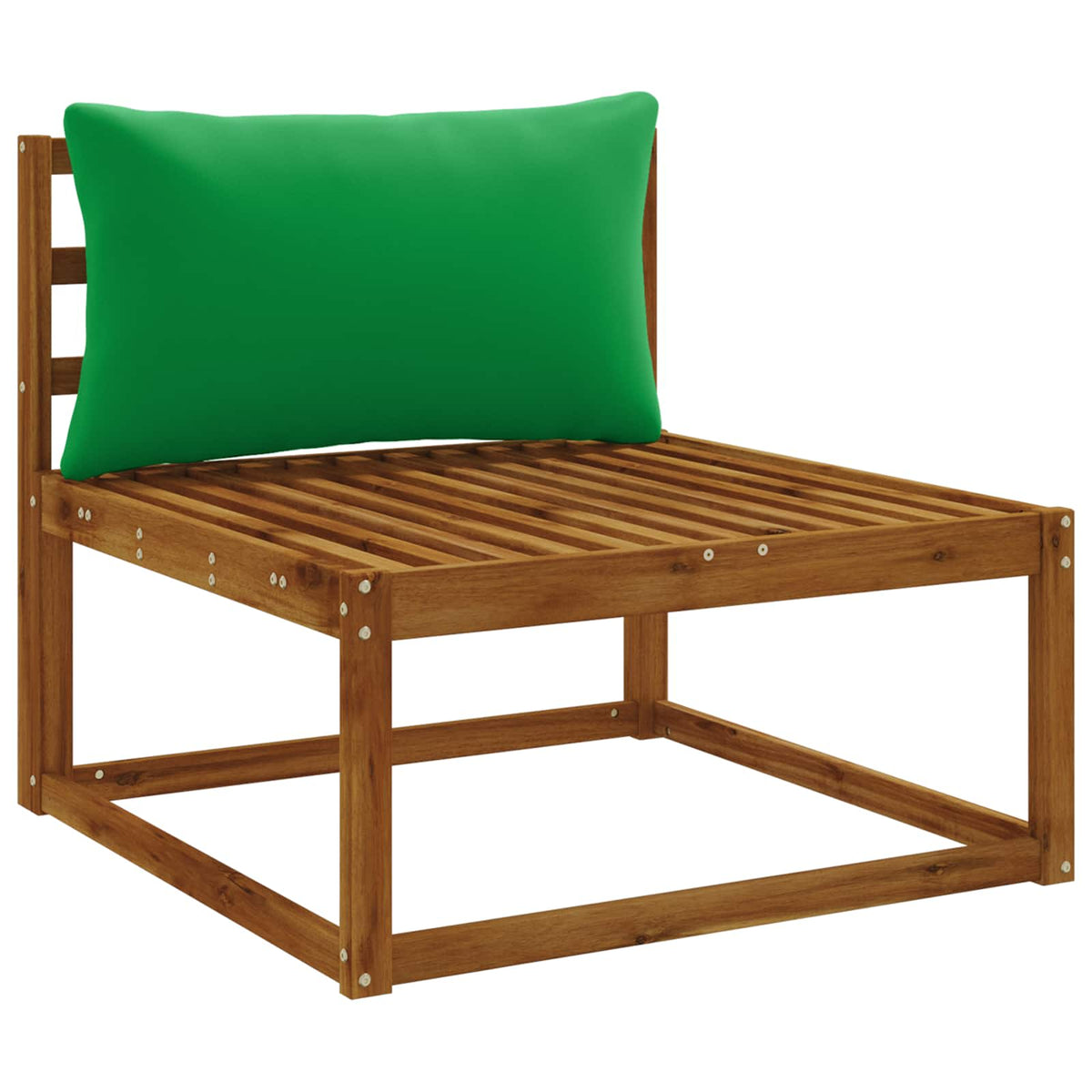 1-delte rygpuder PUTTEN 100% polyester Grøn 70 x 40 x 15 cm