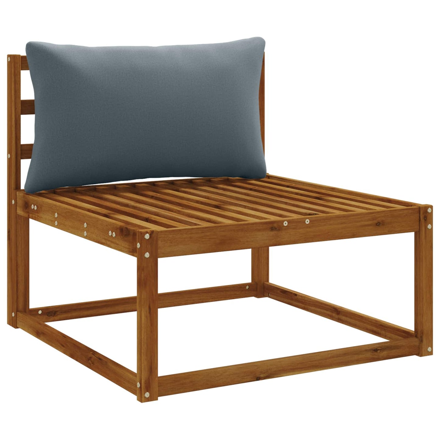 1-delte rygpuder PUTTEN 100% polyester Blå 80 x 40 x 15 cm