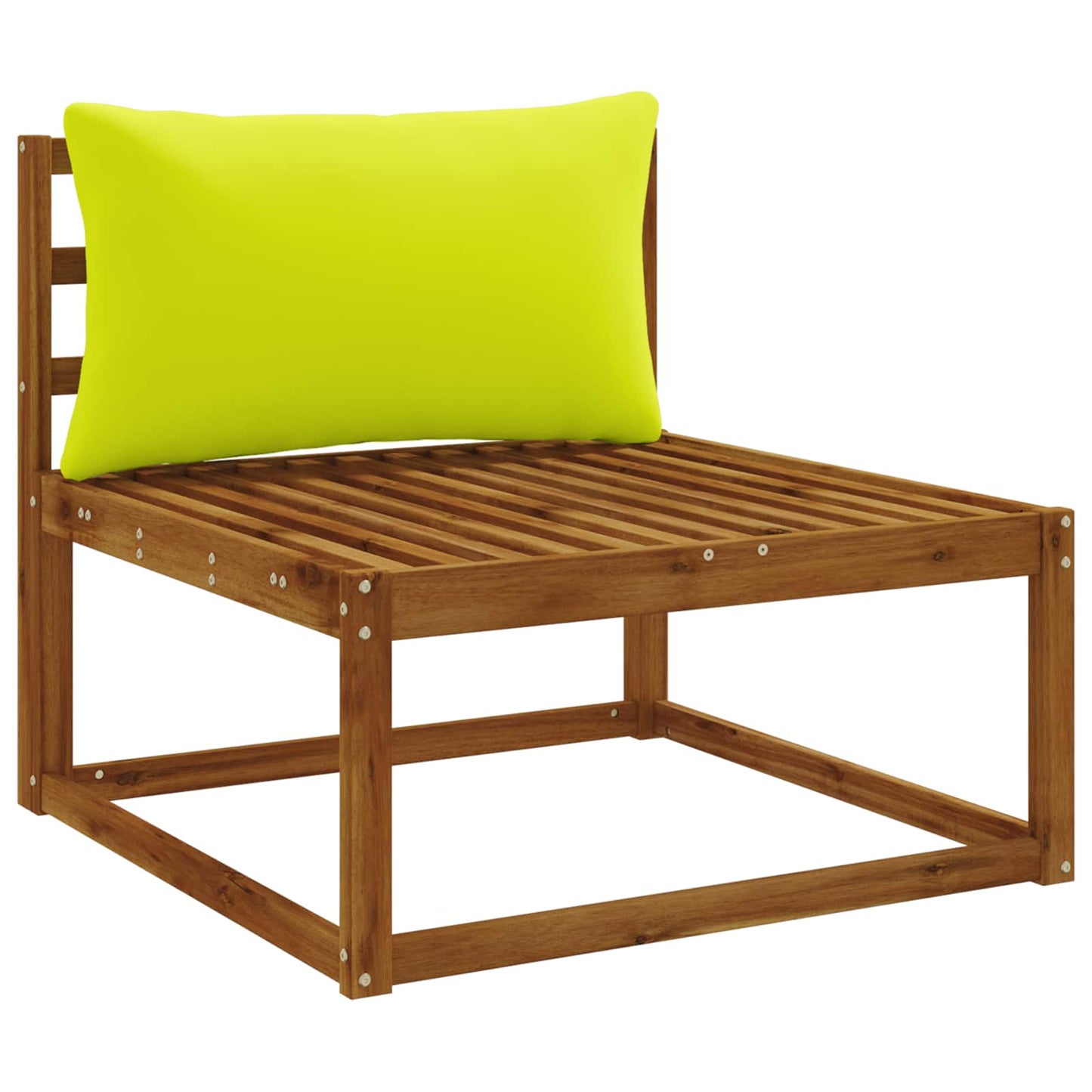 1-delte rygpuder PUTTEN 100% polyester Lys grøn 80 x 40 x 15 cm