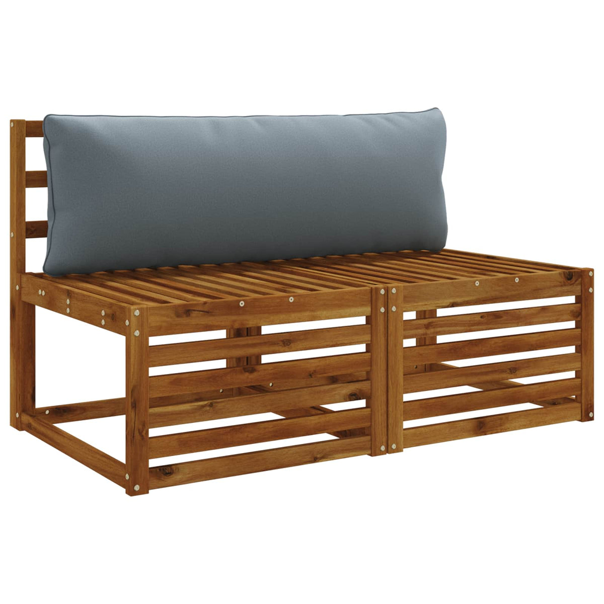 1-delte rygpuder PUTTEN 100% polyester Blå 120 x 40 x 15 cm