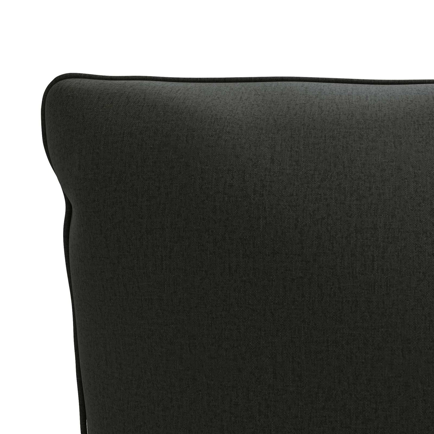 1-delte rygpuder PUTTEN 100% polyester Sort 120 x 40 x 15 cm