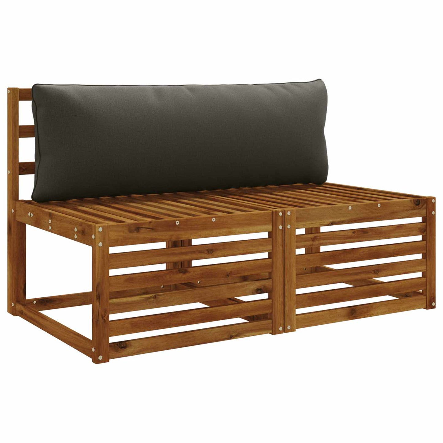 1-delte rygpuder PUTTEN 100% polyester Antracit