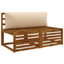 1-delte rygpuder PUTTEN 100% polyester Cremefarvet