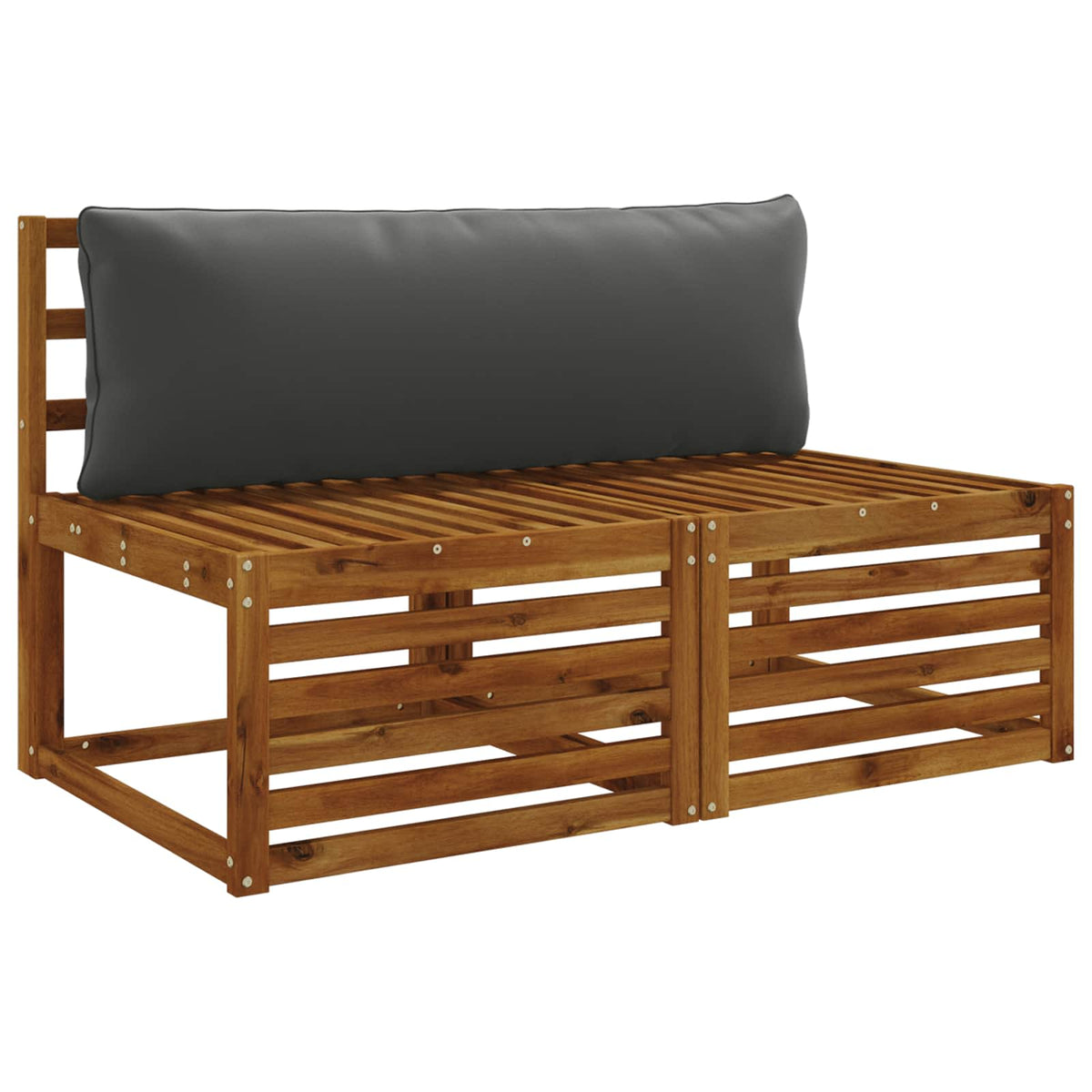 1-delte rygpuder PUTTEN 100% polyester Antracit
