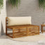1-delte rygpuder PUTTEN 100% polyester Beige 120 x 40 x 15 cm