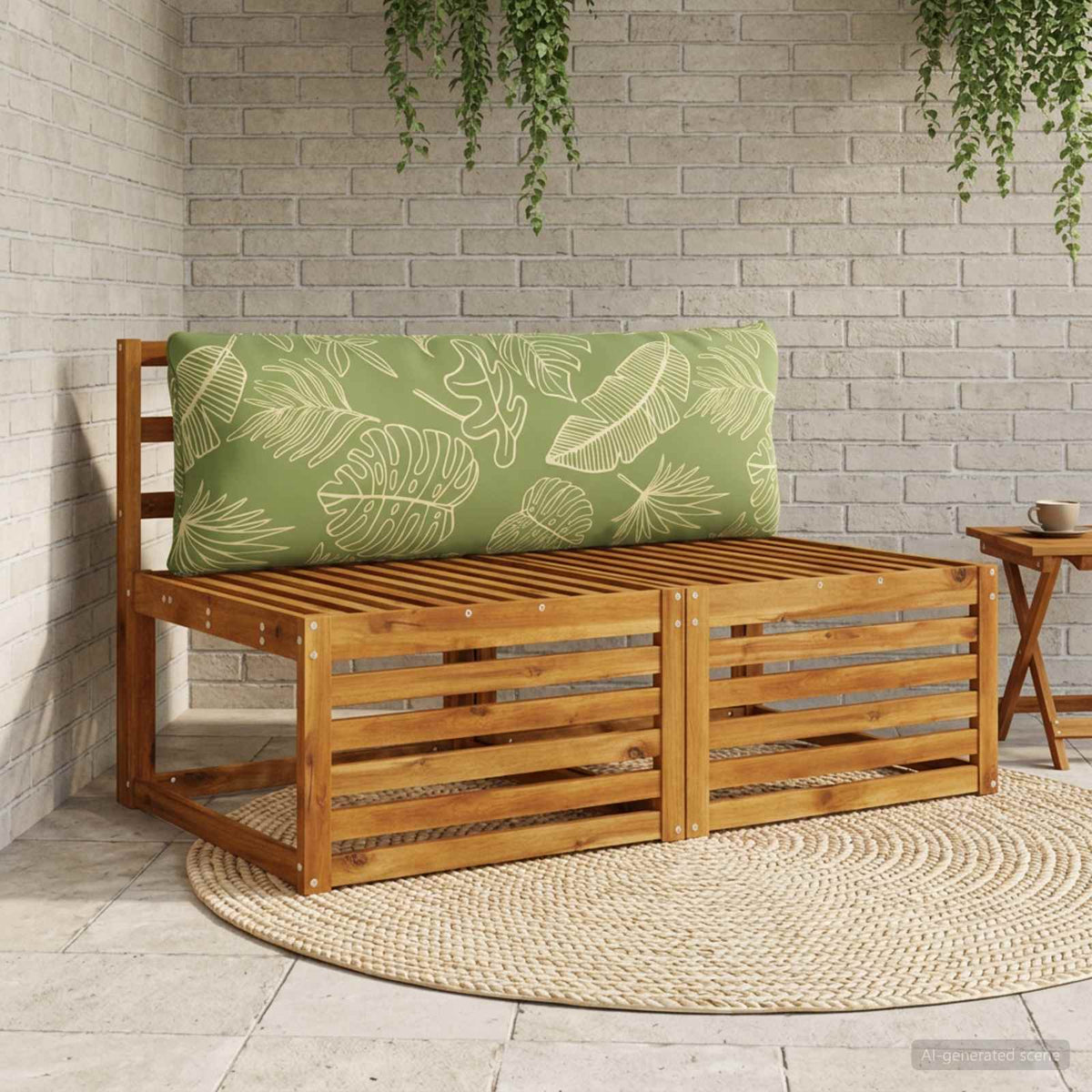 1-delte rygpuder PUTTEN 100% polyester Bladdesign