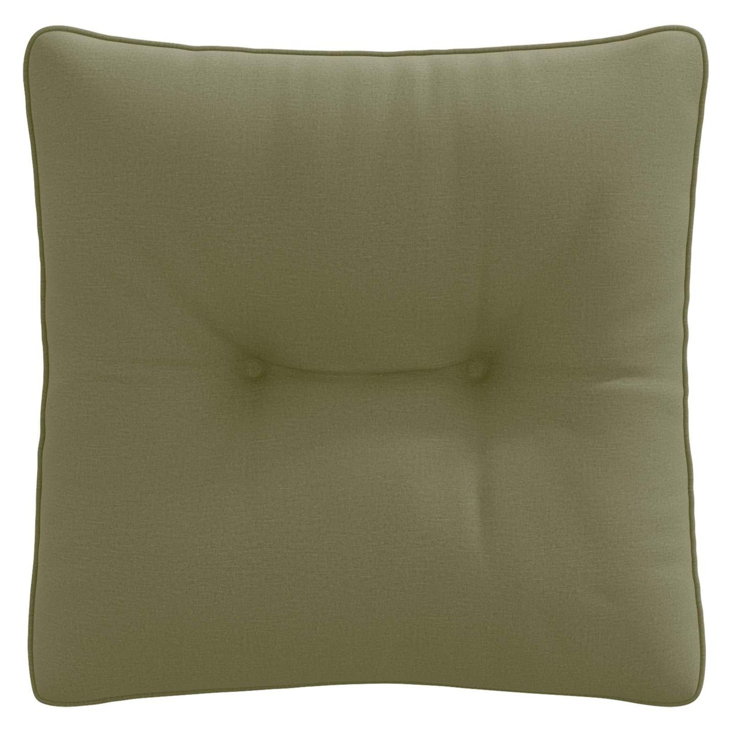 Rygpude PUTTEN 100% polyester Olivengrøn 40 x 40 x 10 cm