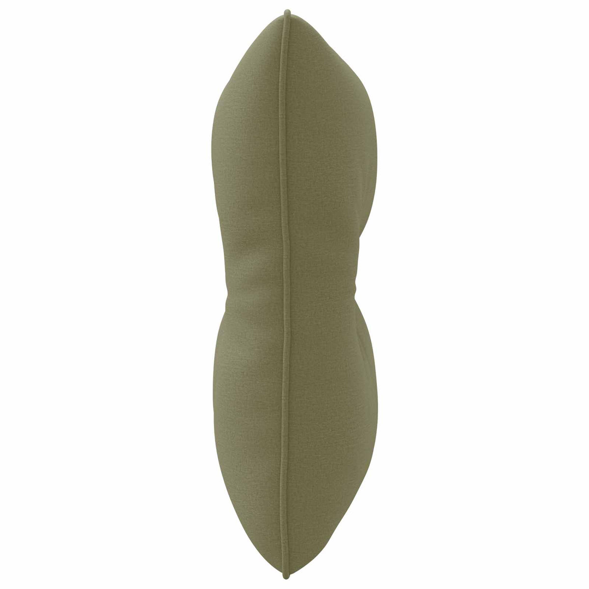 Rygpude PUTTEN 100% polyester Olivengrøn 40 x 40 x 10 cm