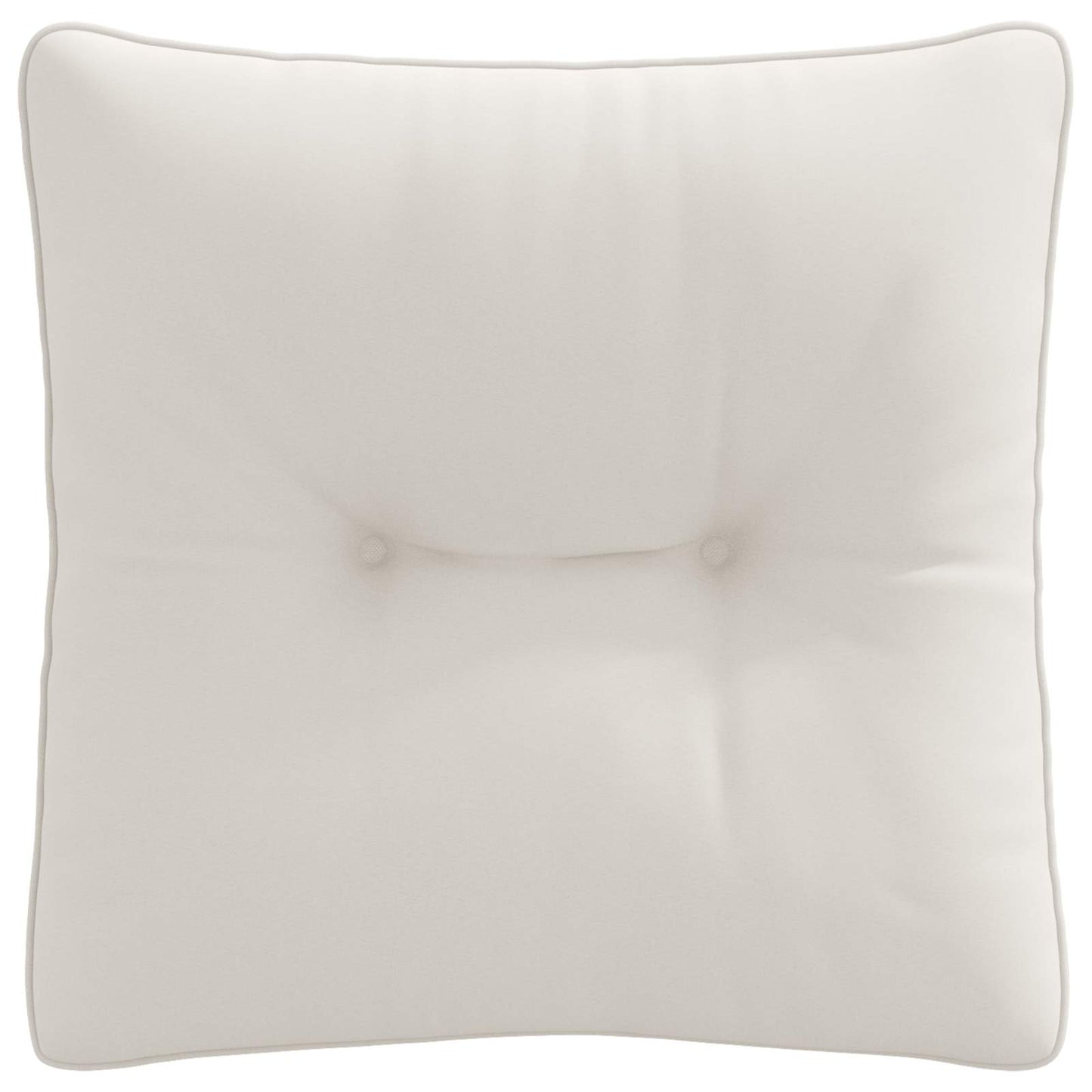 Rygpude PUTTEN 100% polyester Hvid 40 x 40 x 10 cm