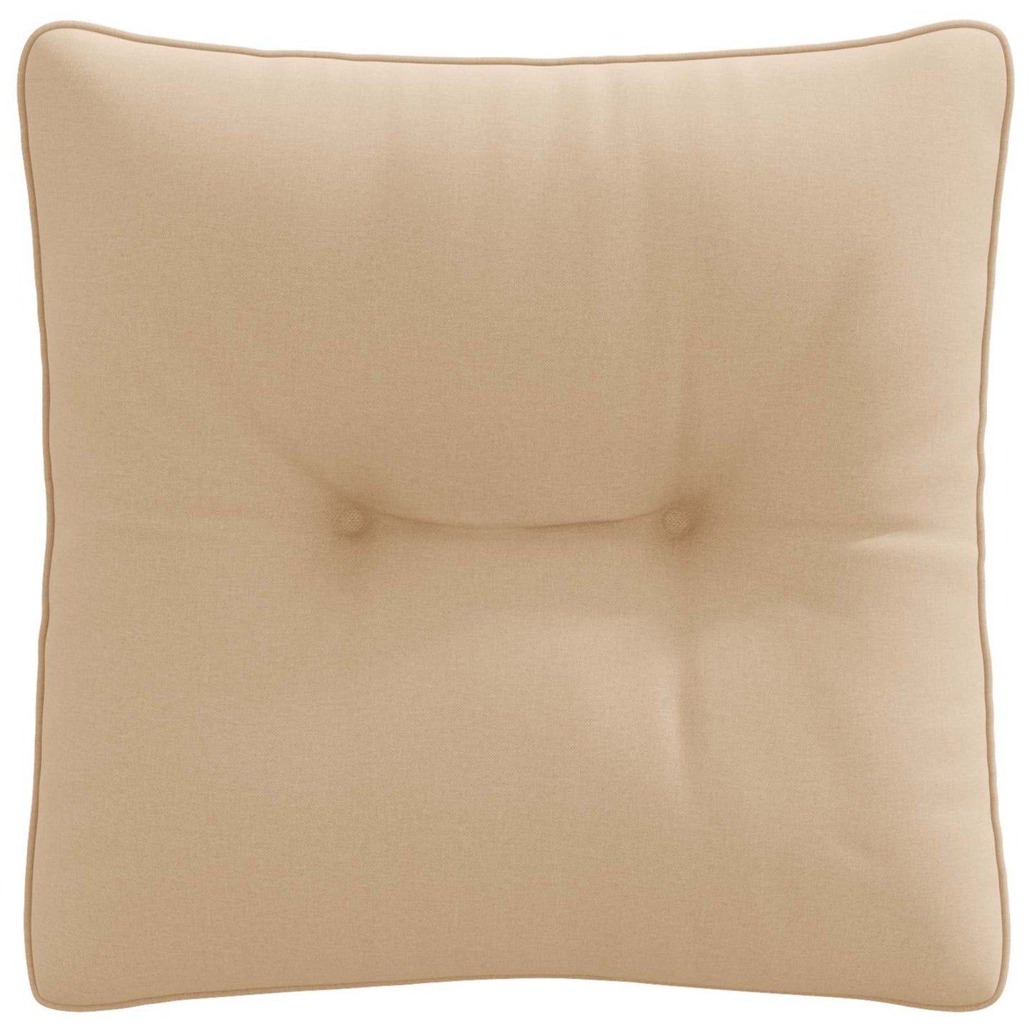 Rygpude PUTTEN 100% polyester Sandfarvet 40 x 40 x 10 cm
