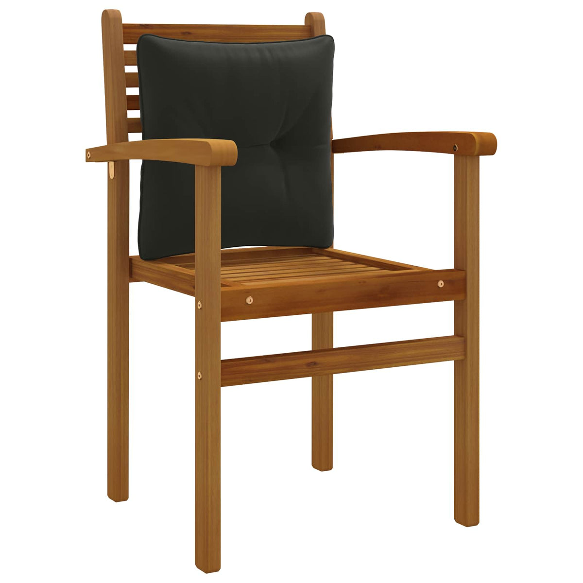 Rygpude PUTTEN 100% polyester Sort 40 x 40 x 10 cm