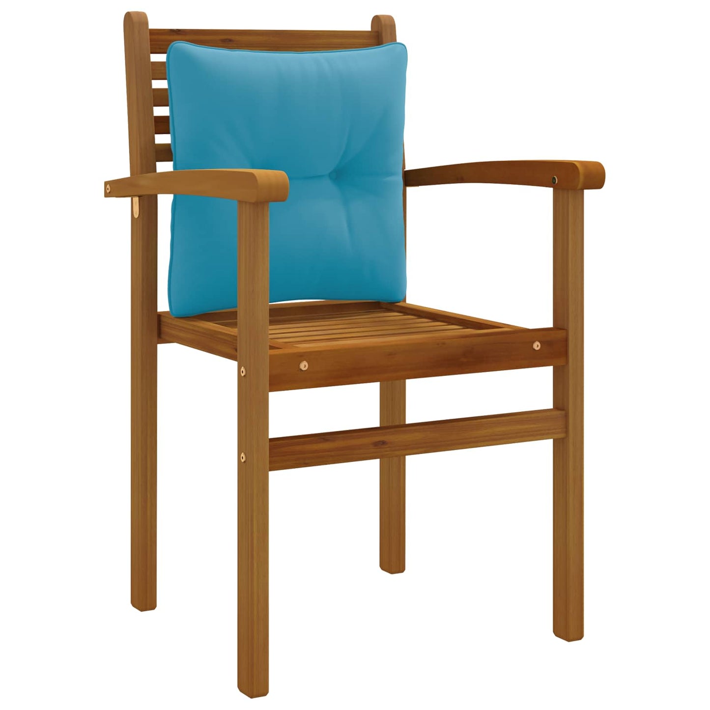 Rygpude PUTTEN 100% polyester Lyseblå 40 x 40 x 10 cm