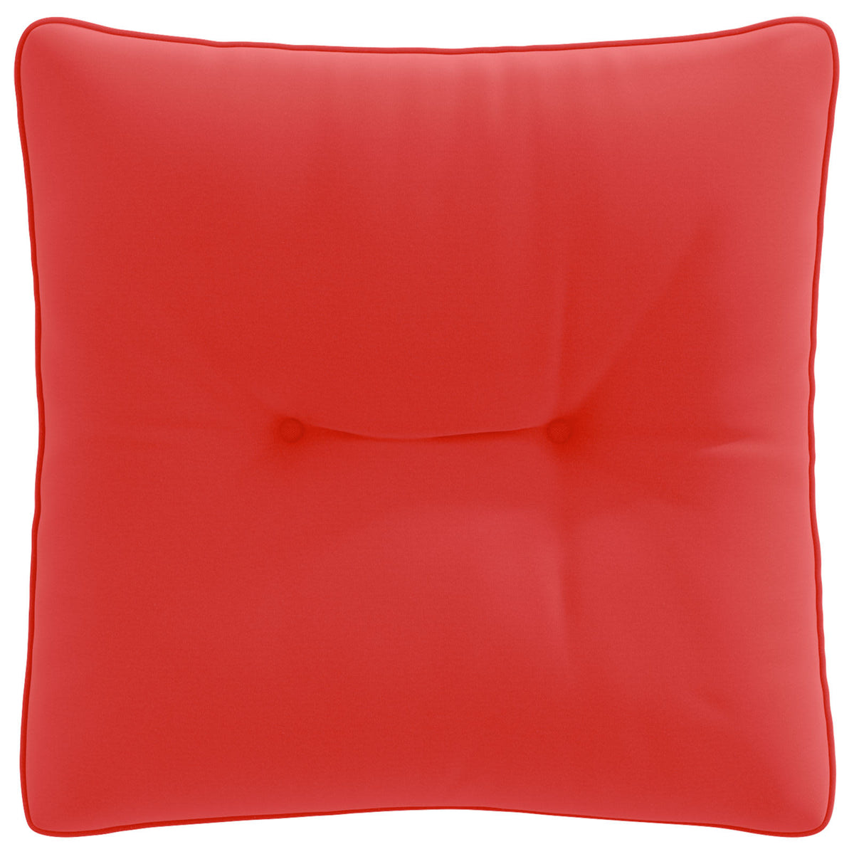 Rygpude PUTTEN 100% polyester Rød 40 x 40 x 10 cm