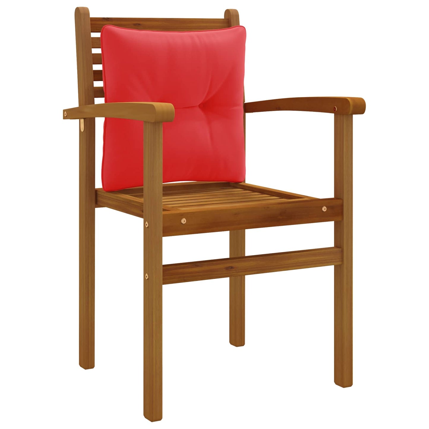 Rygpude PUTTEN 100% polyester Rød 40 x 40 x 10 cm