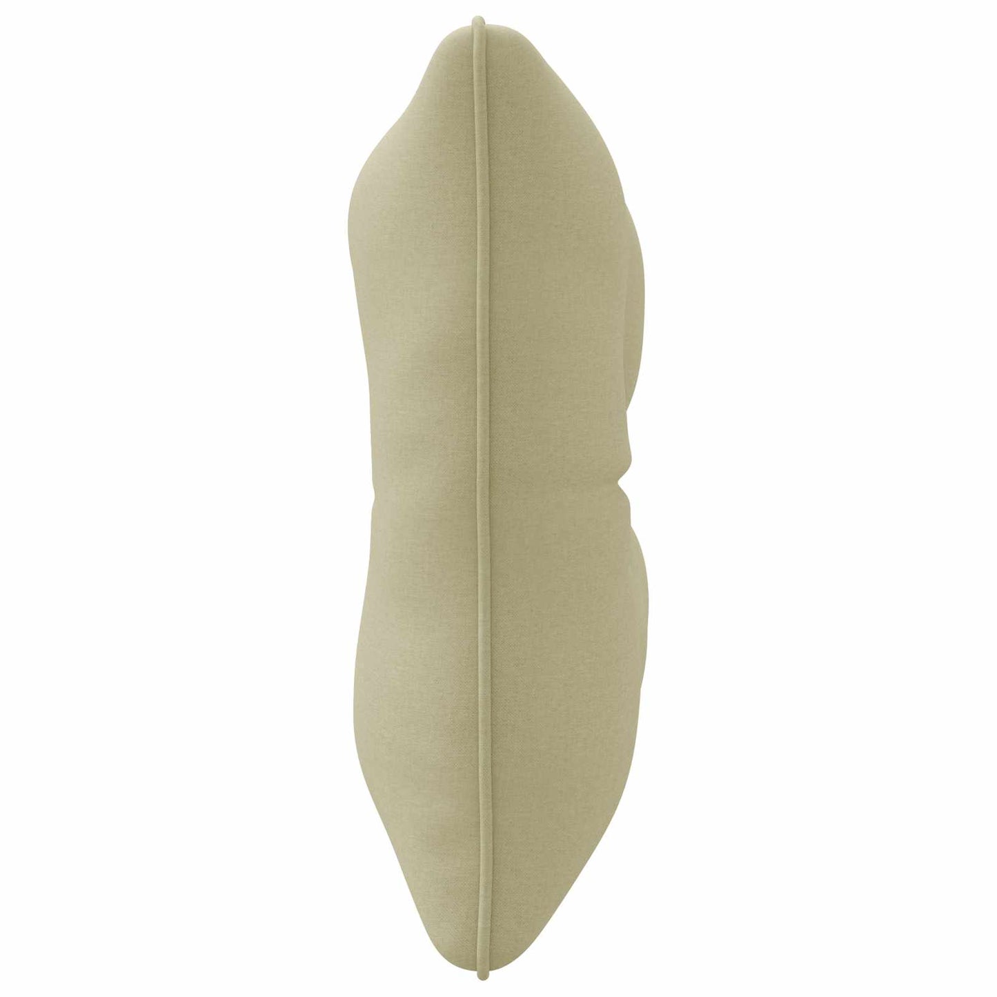 Rygpude PUTTEN 100% polyester Lys grøn 60 x 40 x 10 cm