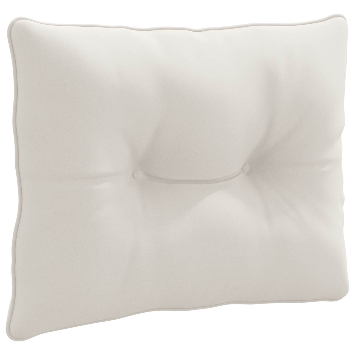 Rygpude PUTTEN 100% polyester Hvid 60 x 40 x 10 cm