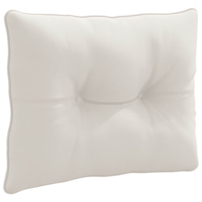 Rygpude PUTTEN 100% polyester Hvid 60 x 40 x 10 cm