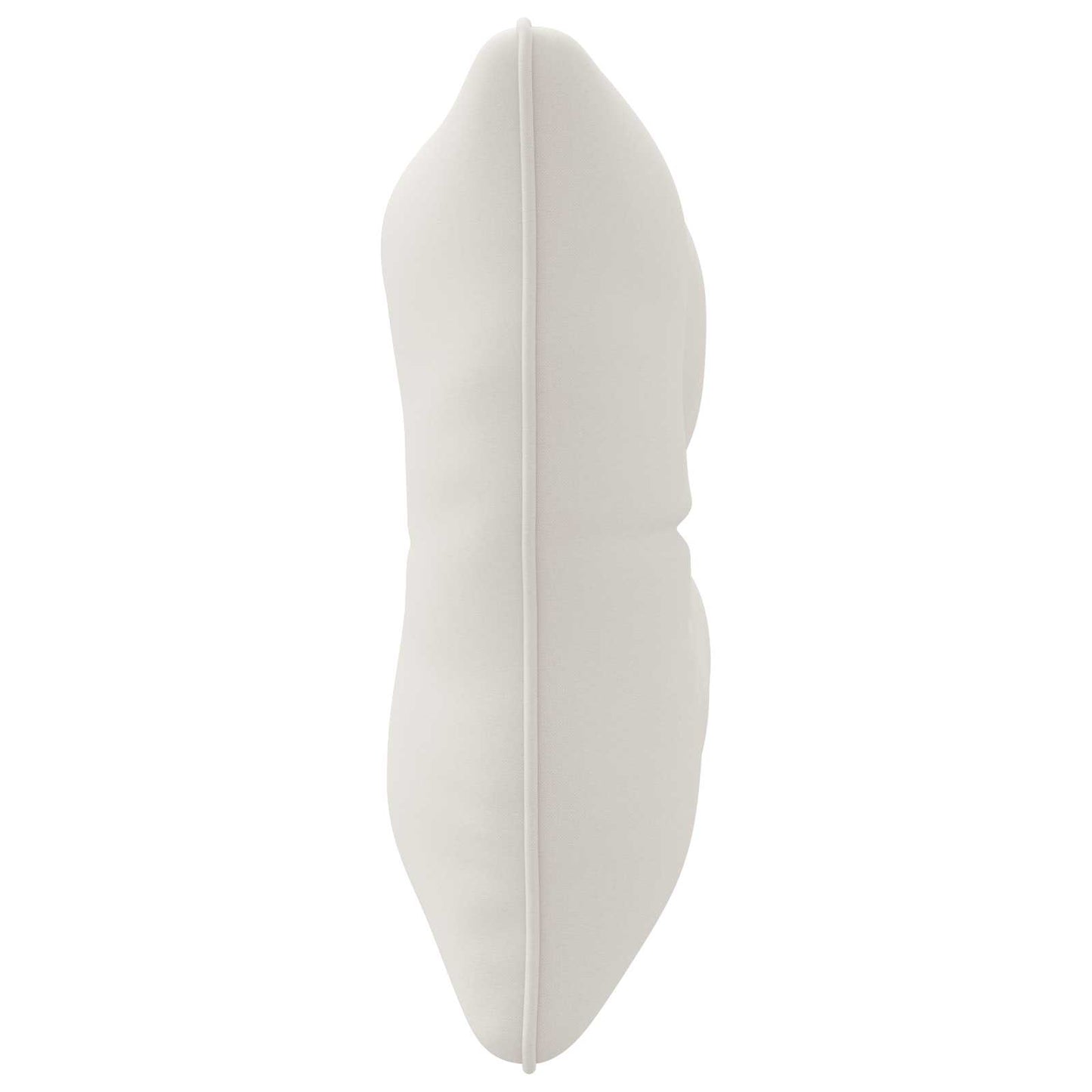 Rygpude PUTTEN 100% polyester Hvid 60 x 40 x 10 cm