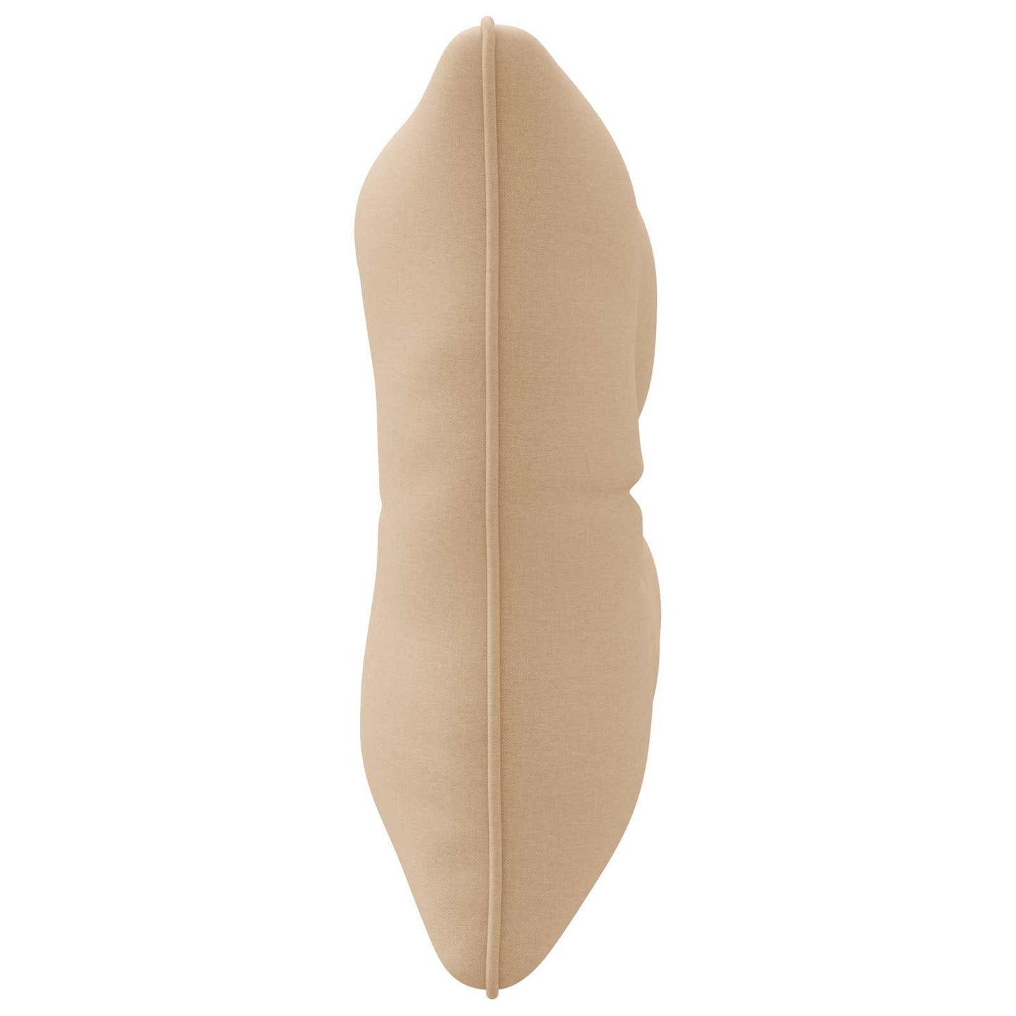 Rygpude PUTTEN 100% polyester Sandfarvet 60 x 40 x 10 cm
