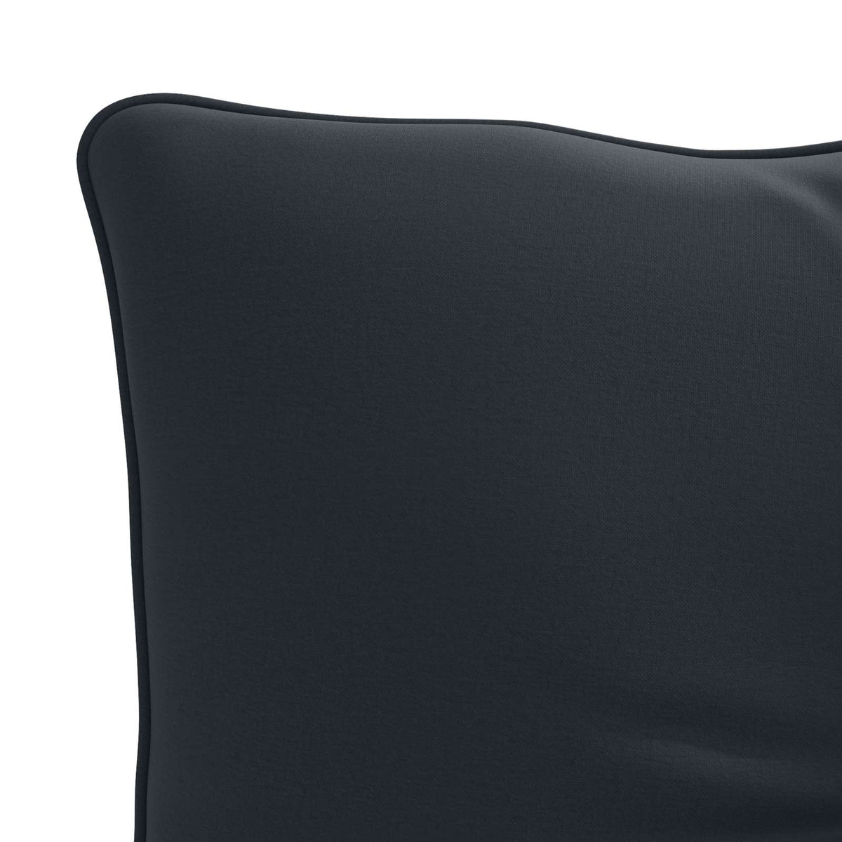 Rygpude PUTTEN 100% polyester Mørk blå 60 x 40 x 10 cm