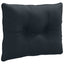 Rygpude PUTTEN 100% polyester Mørk blå 60 x 40 x 10 cm