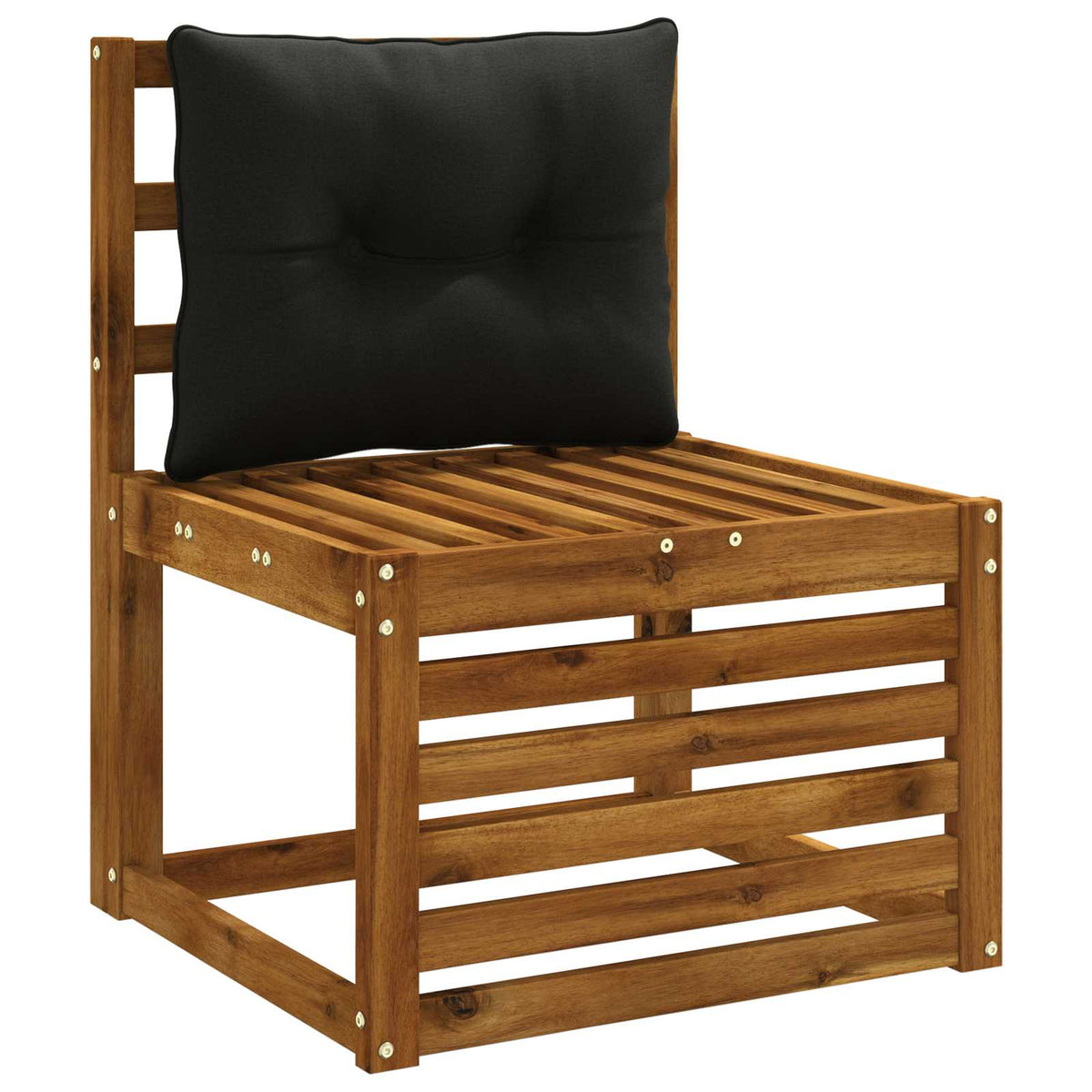 Rygpude PUTTEN 100% polyester Sort 60 x 40 x 10 cm