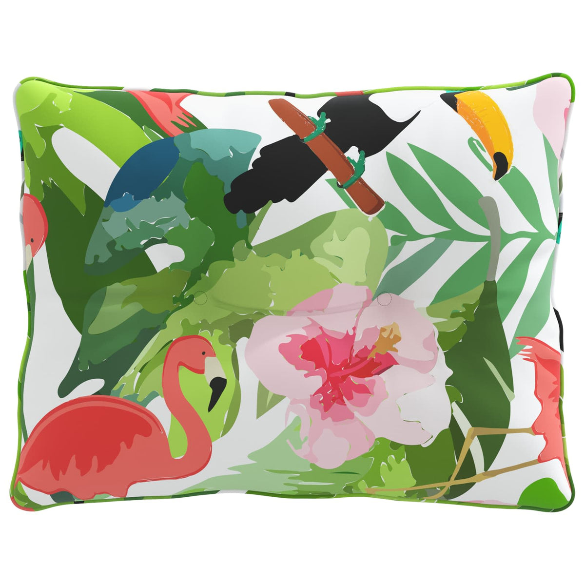 Rygpude PUTTEN 100% polyester Flerfarvet 60 x 40 x 10 cm