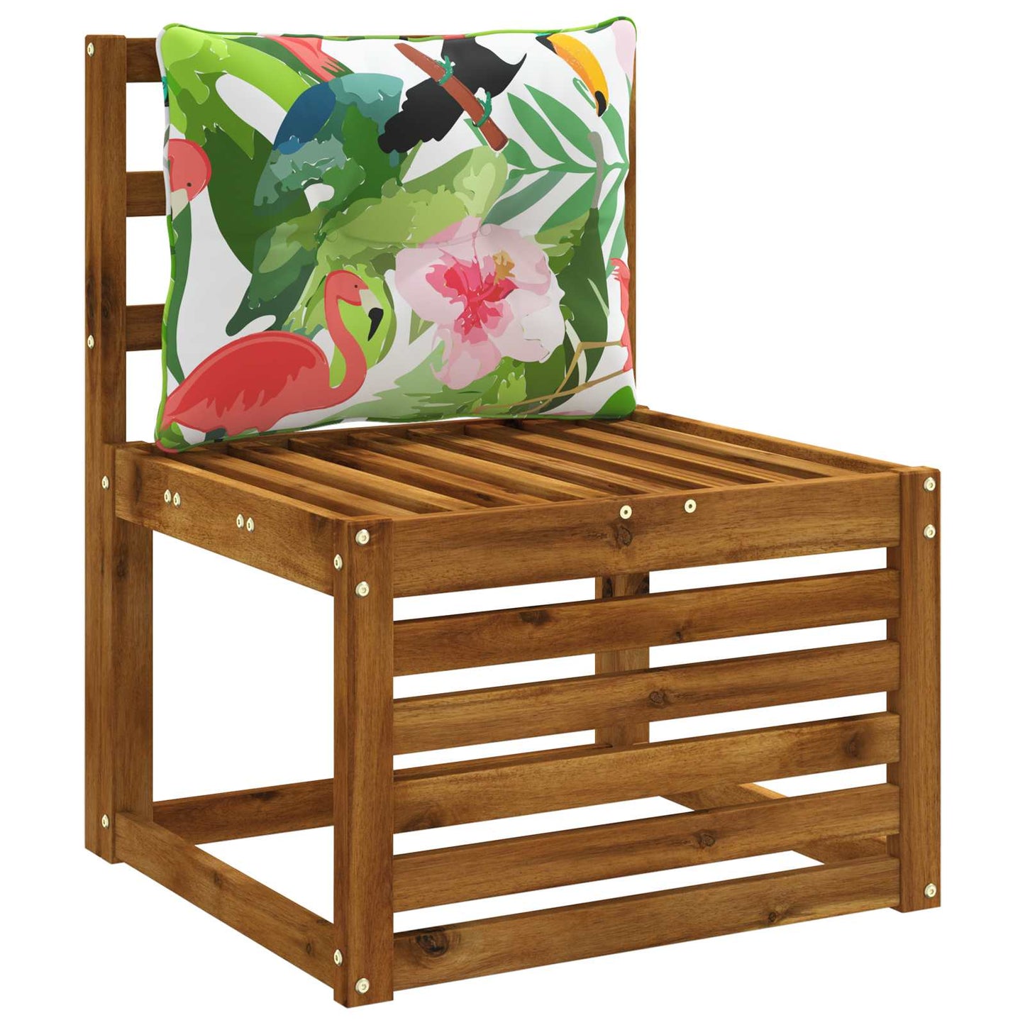 Rygpude PUTTEN 100% polyester Flerfarvet 60 x 40 x 10 cm
