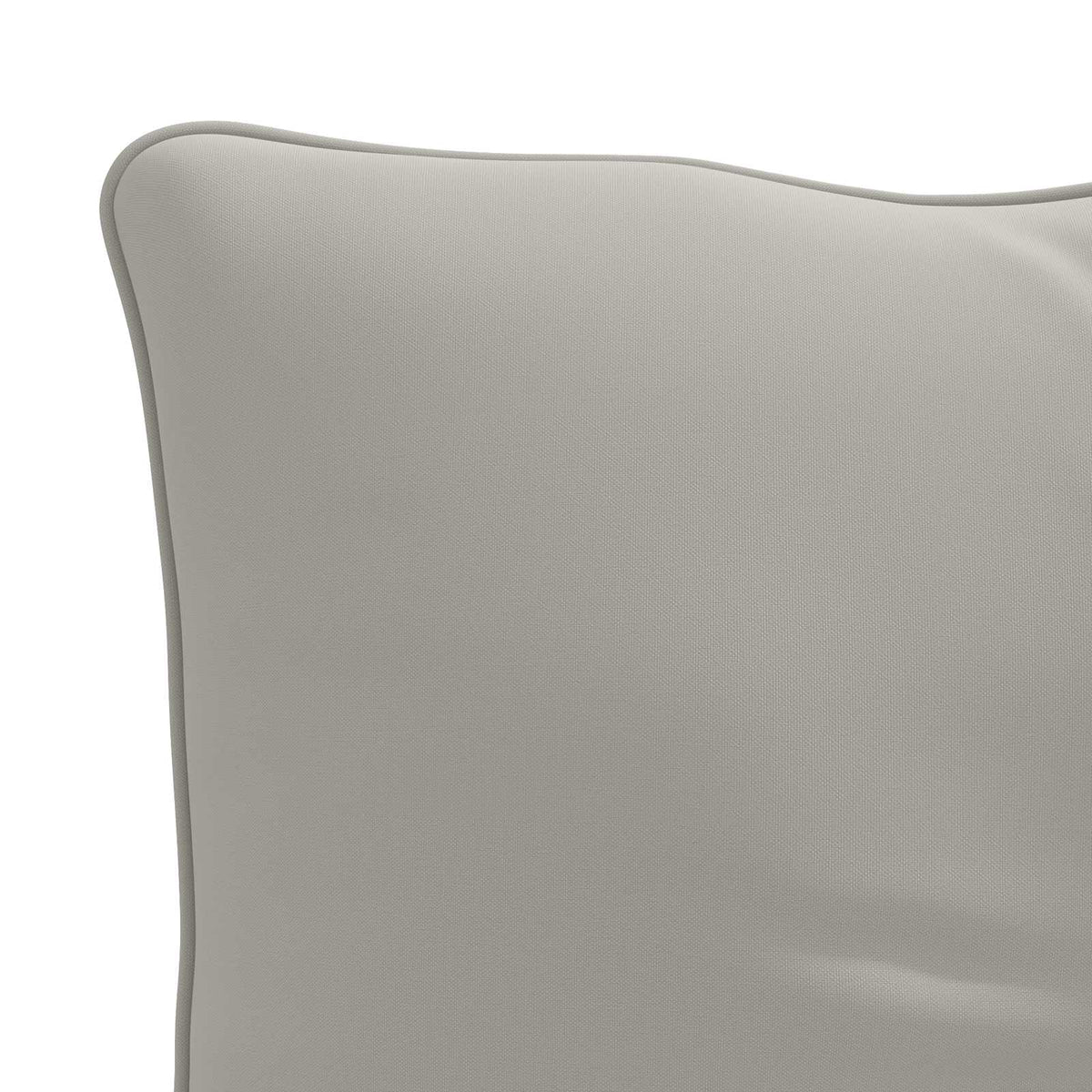 Rygpude PUTTEN 100% polyester Grå 60 x 40 x 10 cm